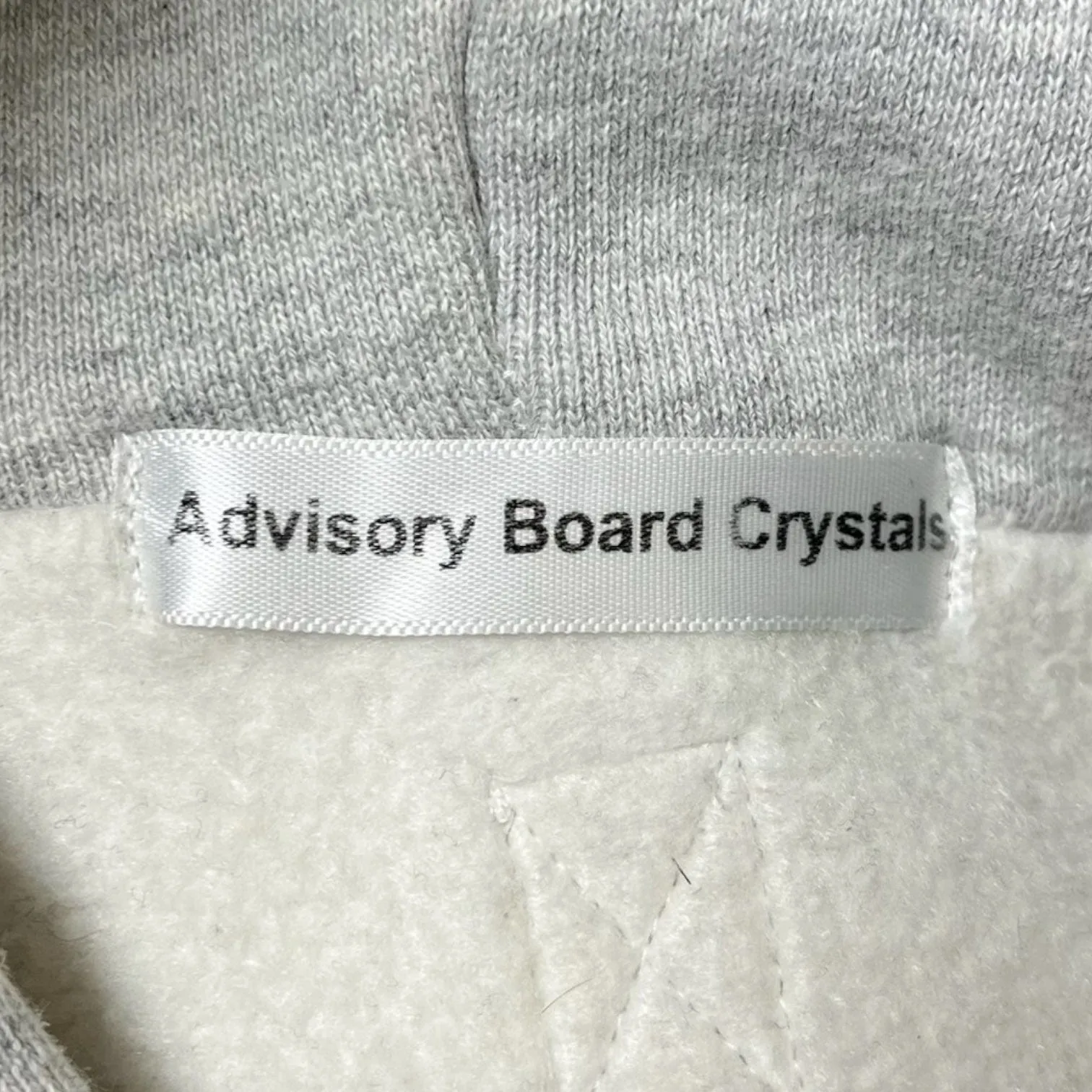 Advisory Board Crystals Planet Saving Information: Hooded Sweatshirt Grey Pre-Owned