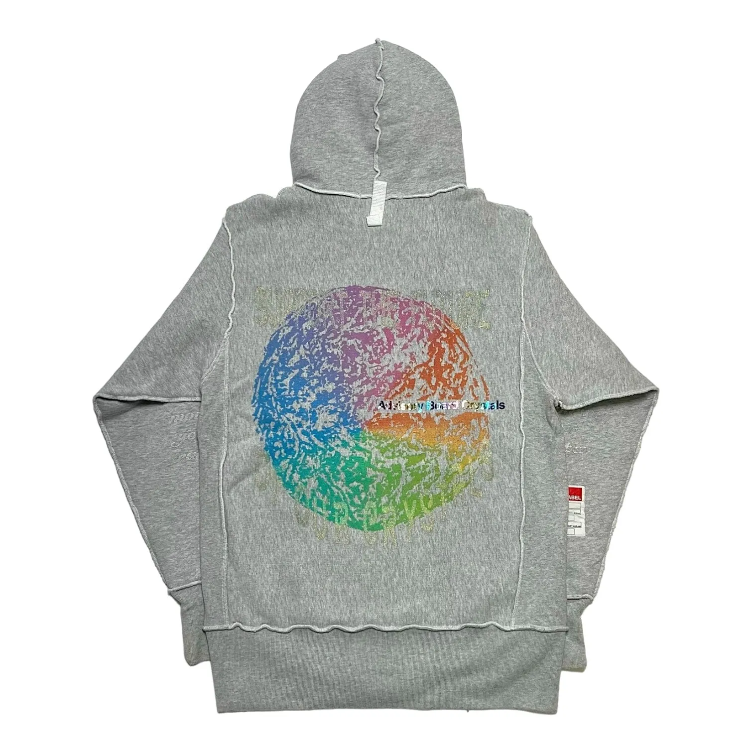 Advisory Board Crystals Planet Saving Information: Hooded Sweatshirt Grey Pre-Owned