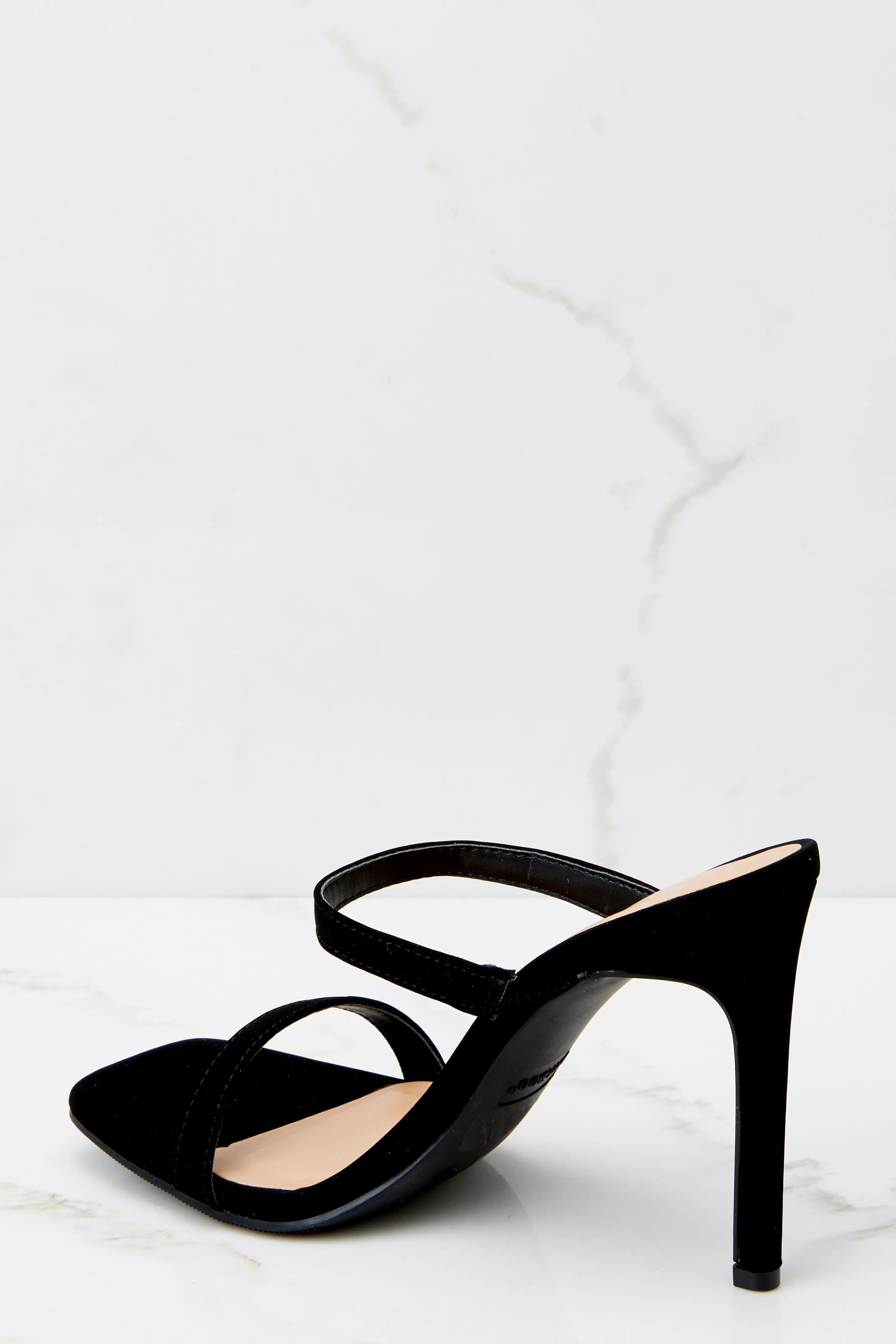 Always The Lead Black High Heel Sandals