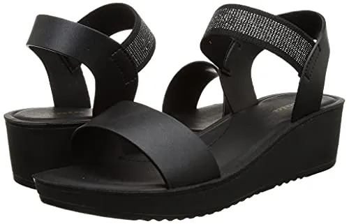 Bata Women's PIX-AW17 Black Sandals -7 UK (6616806)