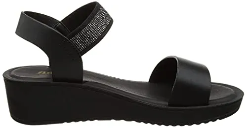 Bata Women's PIX-AW17 Black Sandals -7 UK (6616806)