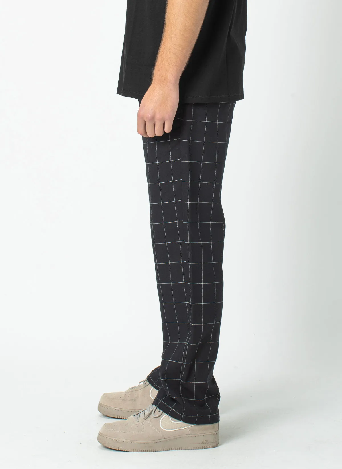 B.Boxy Pant Black Check