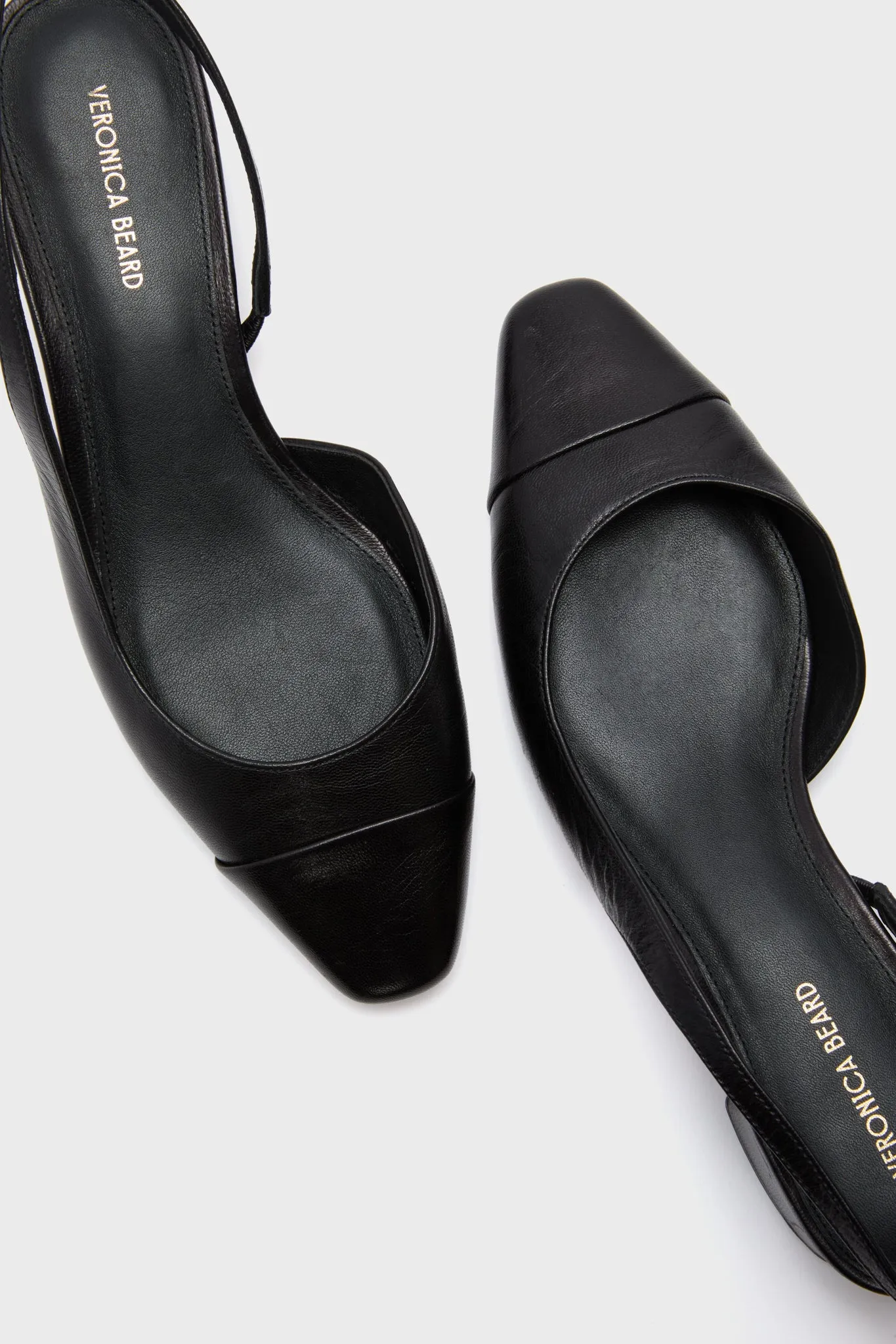 Black Cecile Sling Back Flats