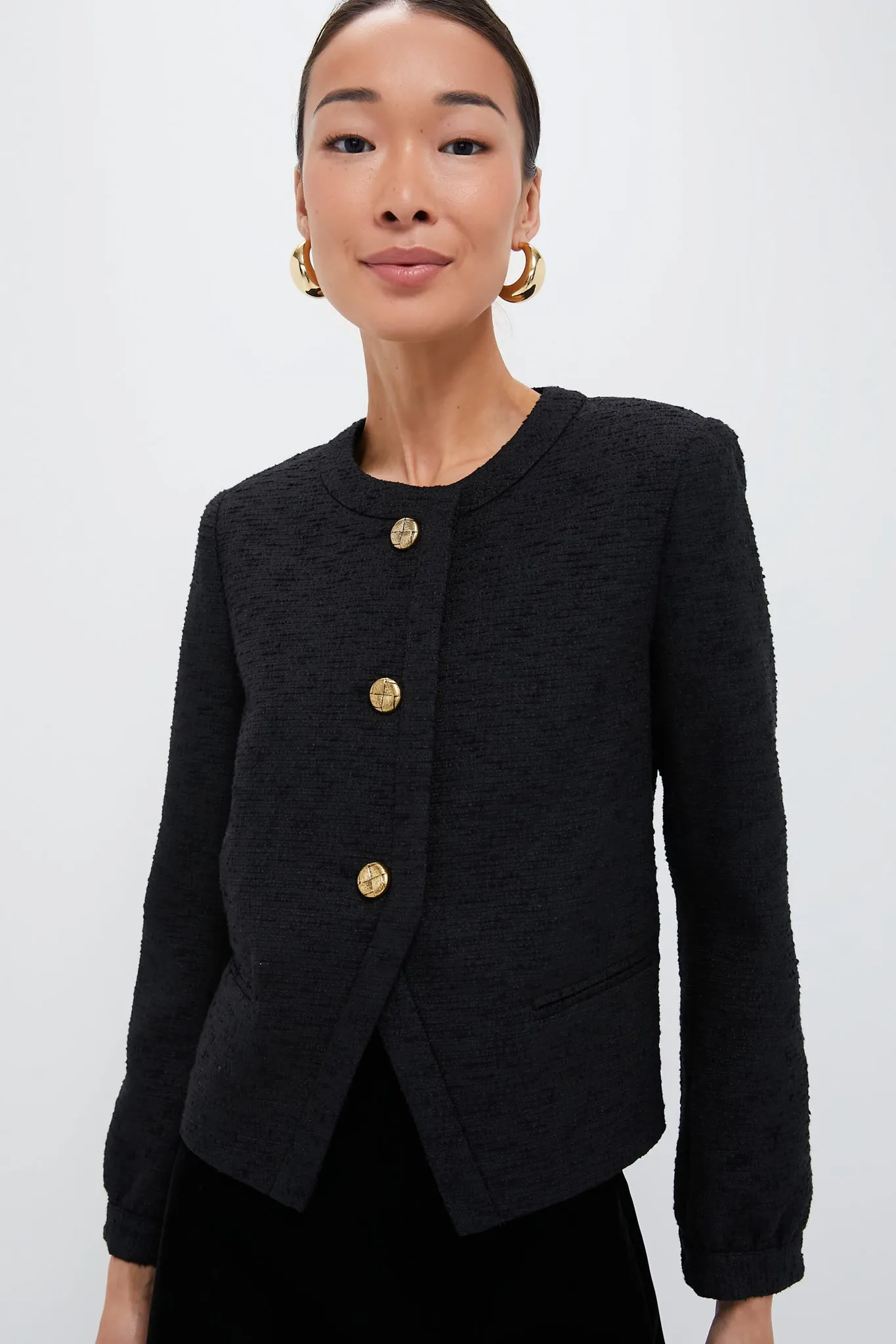 Black Tweed Sommers Jacket