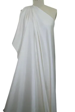 Blouse/Dress Weight Italian Silk Twill - Silk White