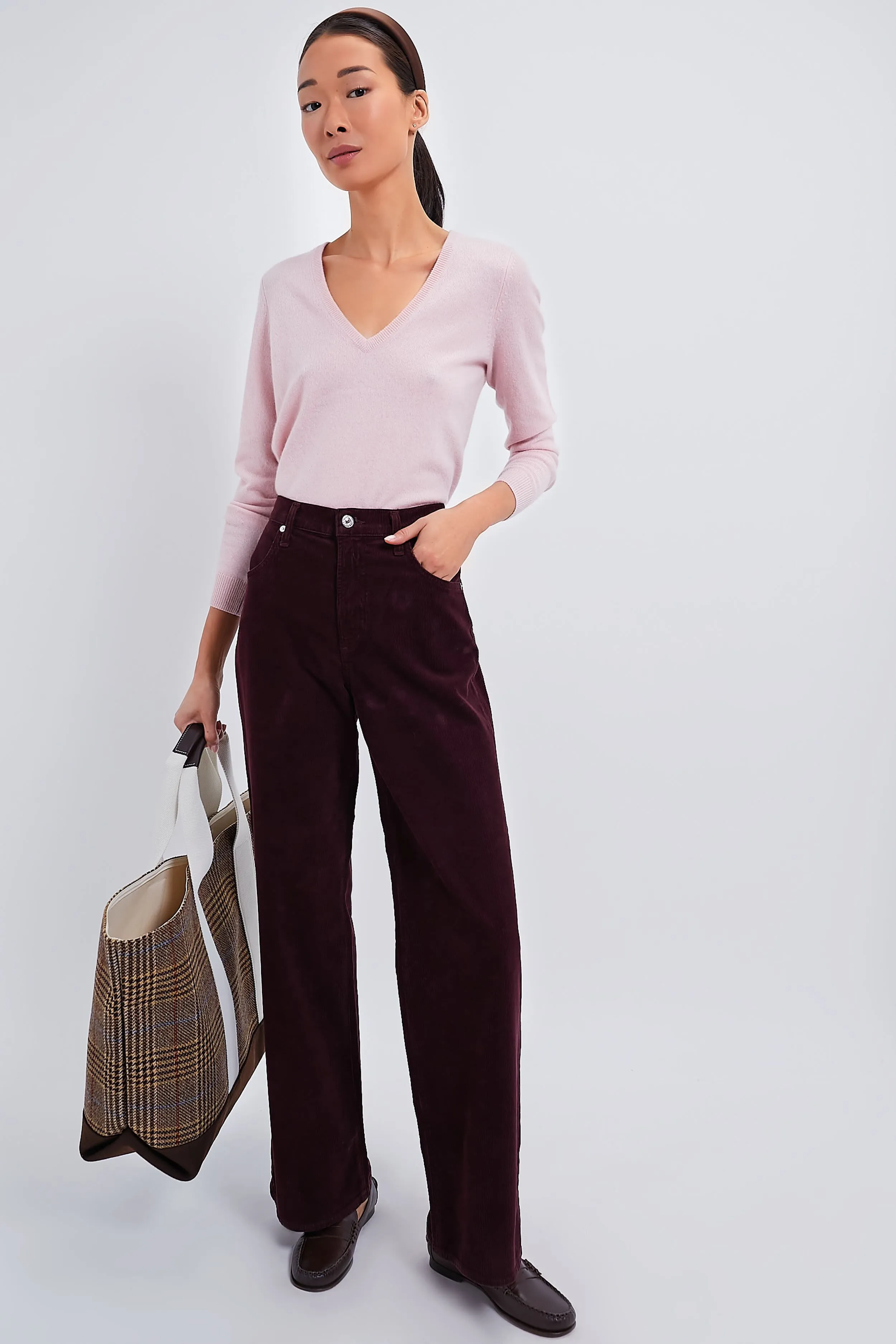 Bordeaux Annina Trouser Cord