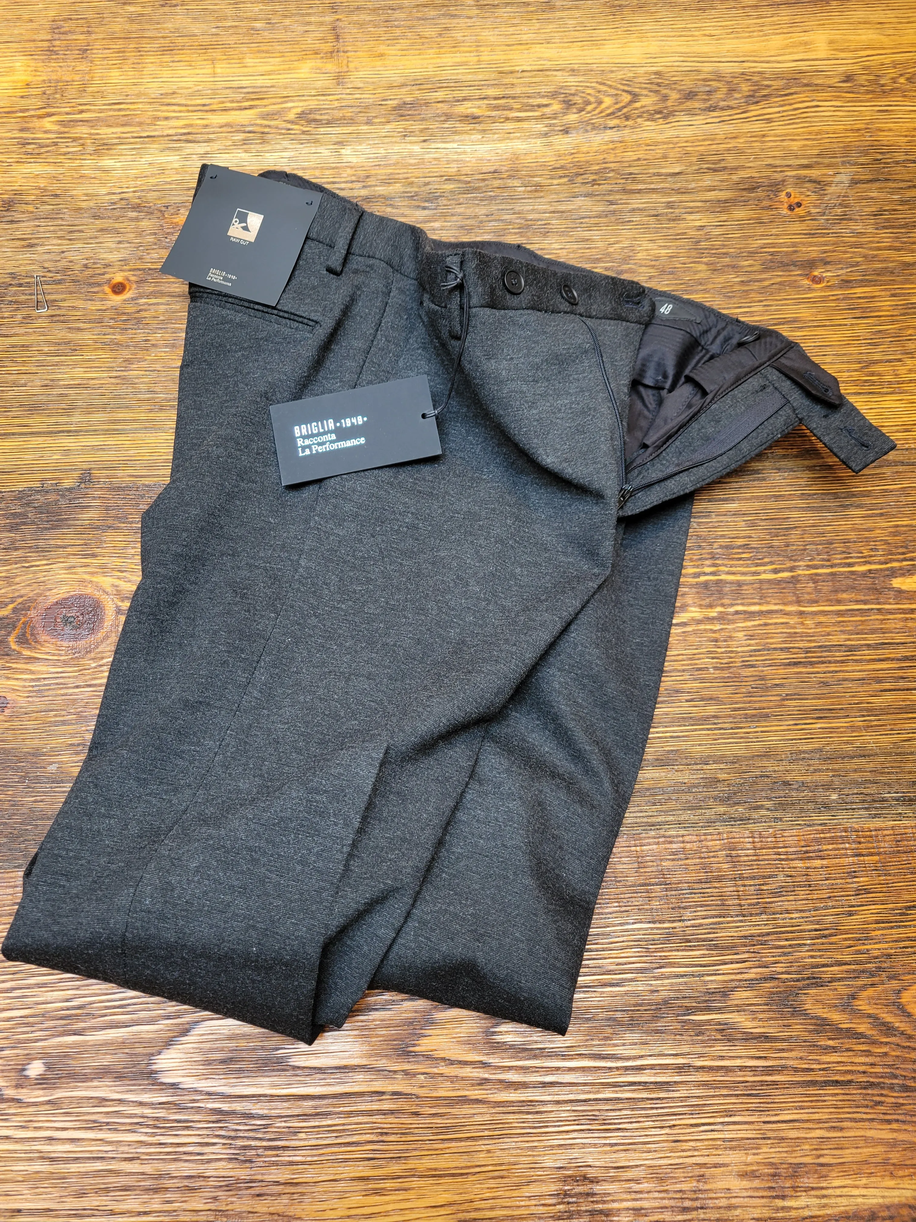 BRIGLIA Stretch Grey Pant