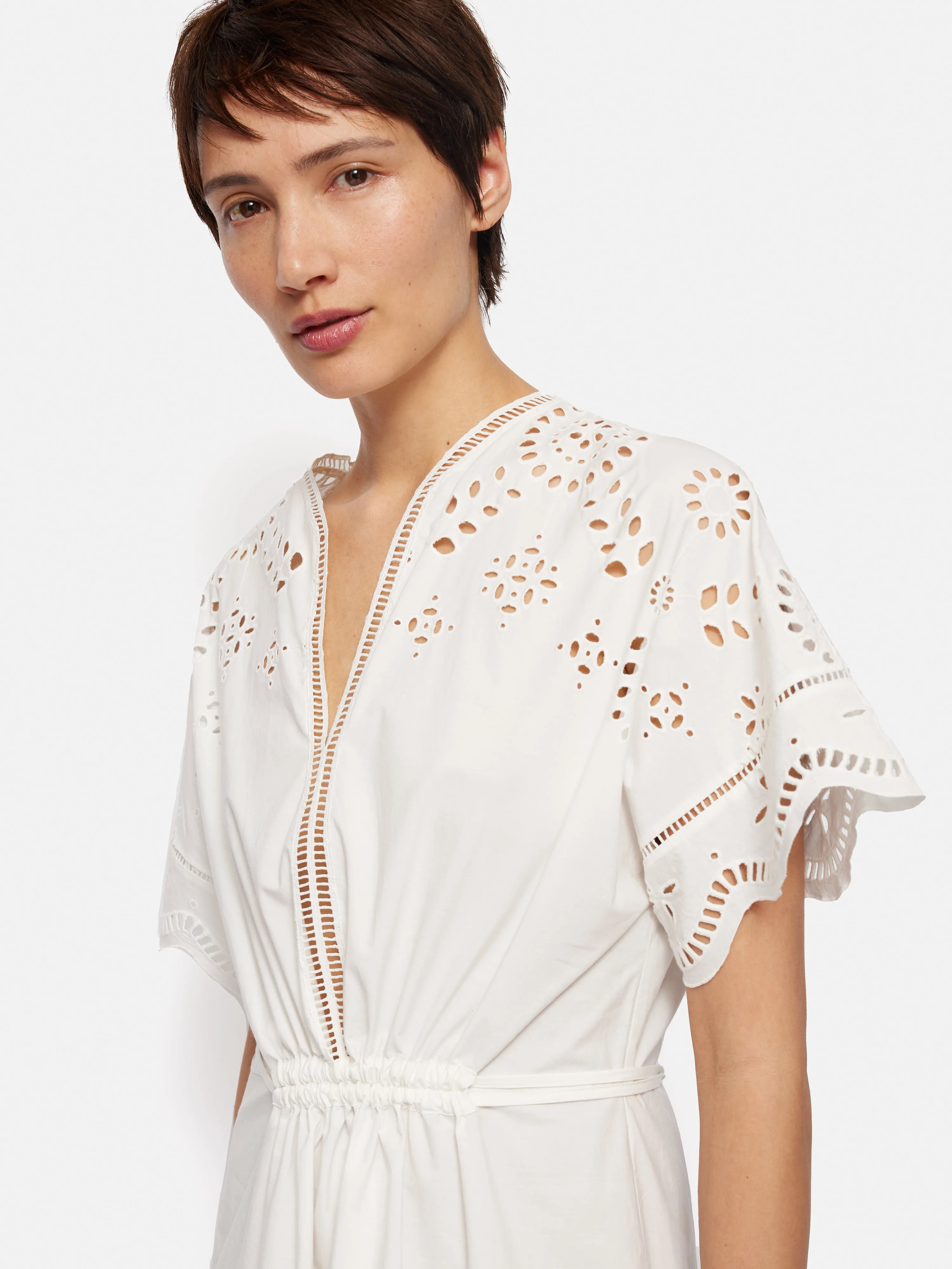 Broderie Kaftan | White