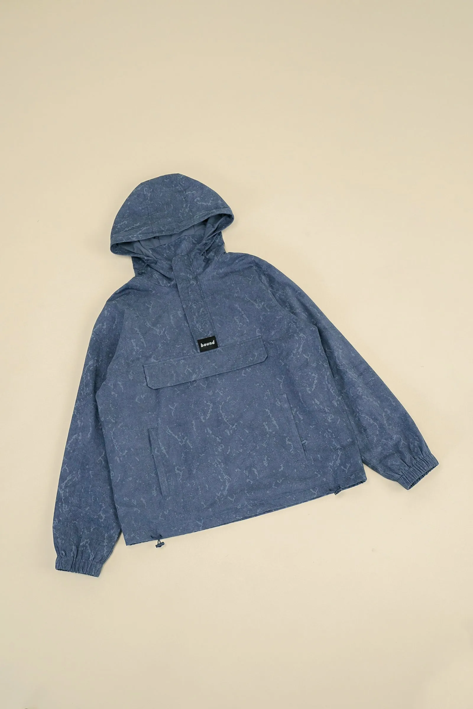 CAMO BLUE CANVAS SMOCK JACKET