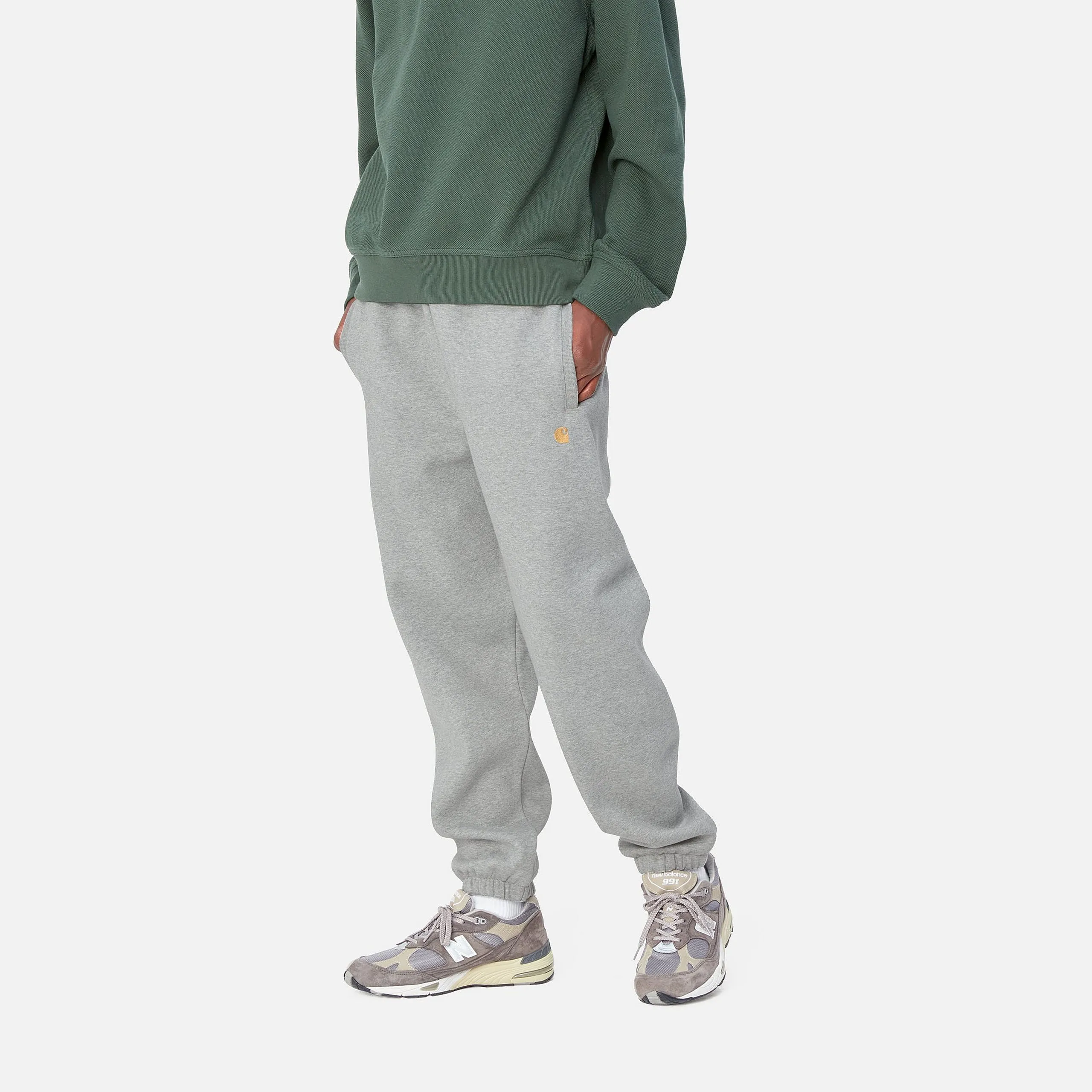 CHASE SWEAT PANT / CARHARTT WIP / GREY HEATHER