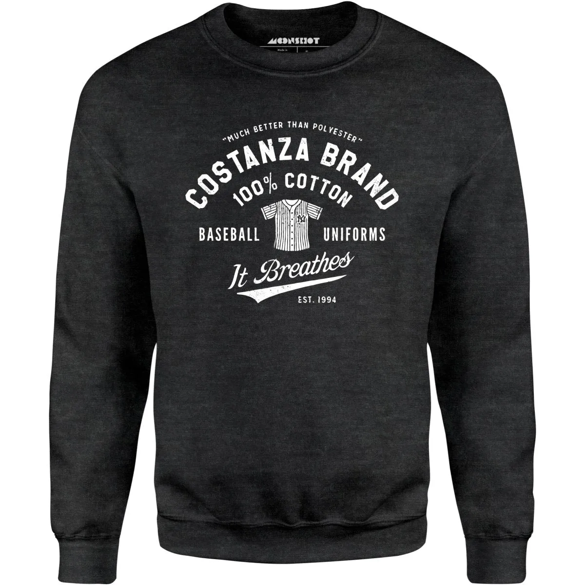 Costanza Brand Cotton Baseball Uniforms - Unisex Sweatshirt