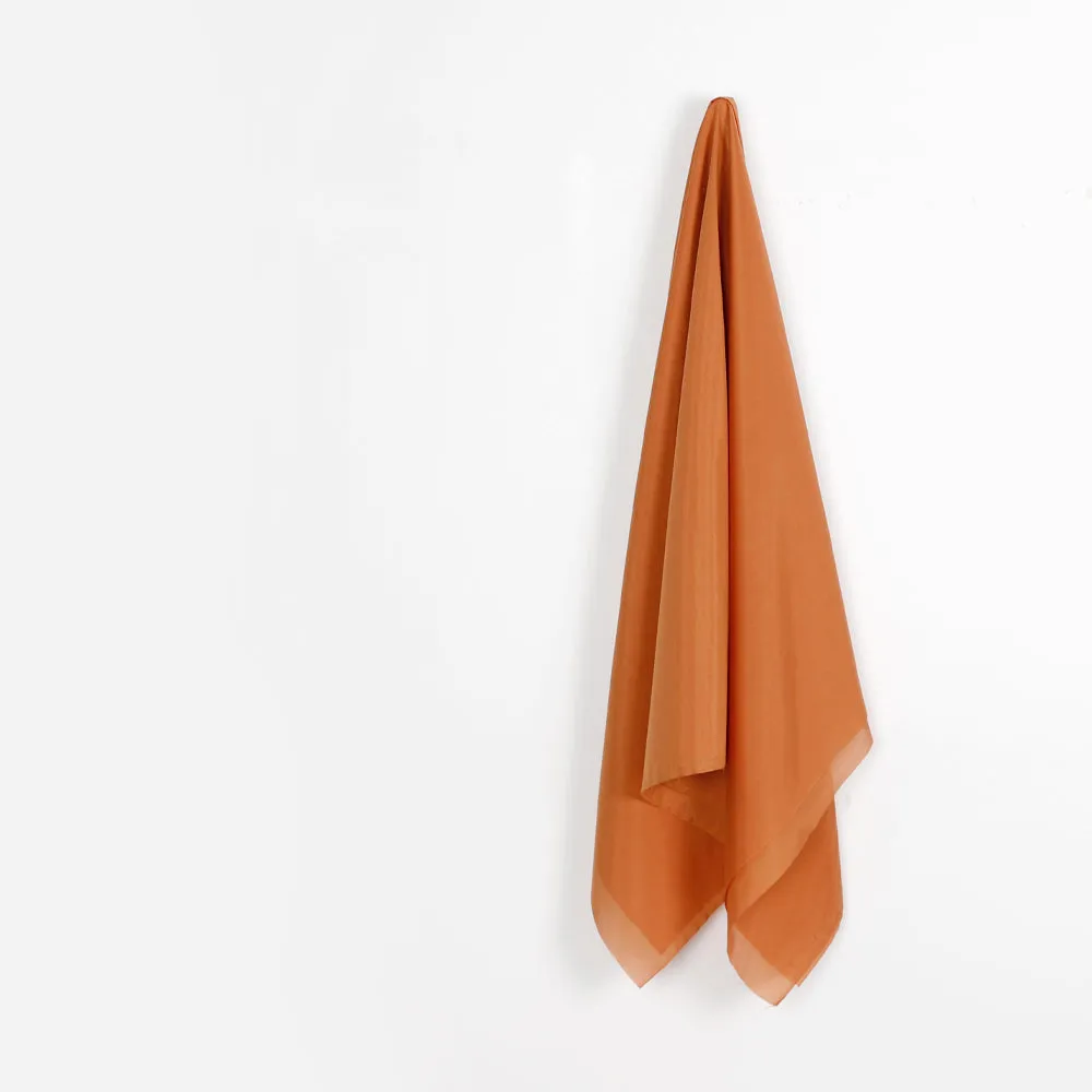 Cotton / Silk Voile - Carrot