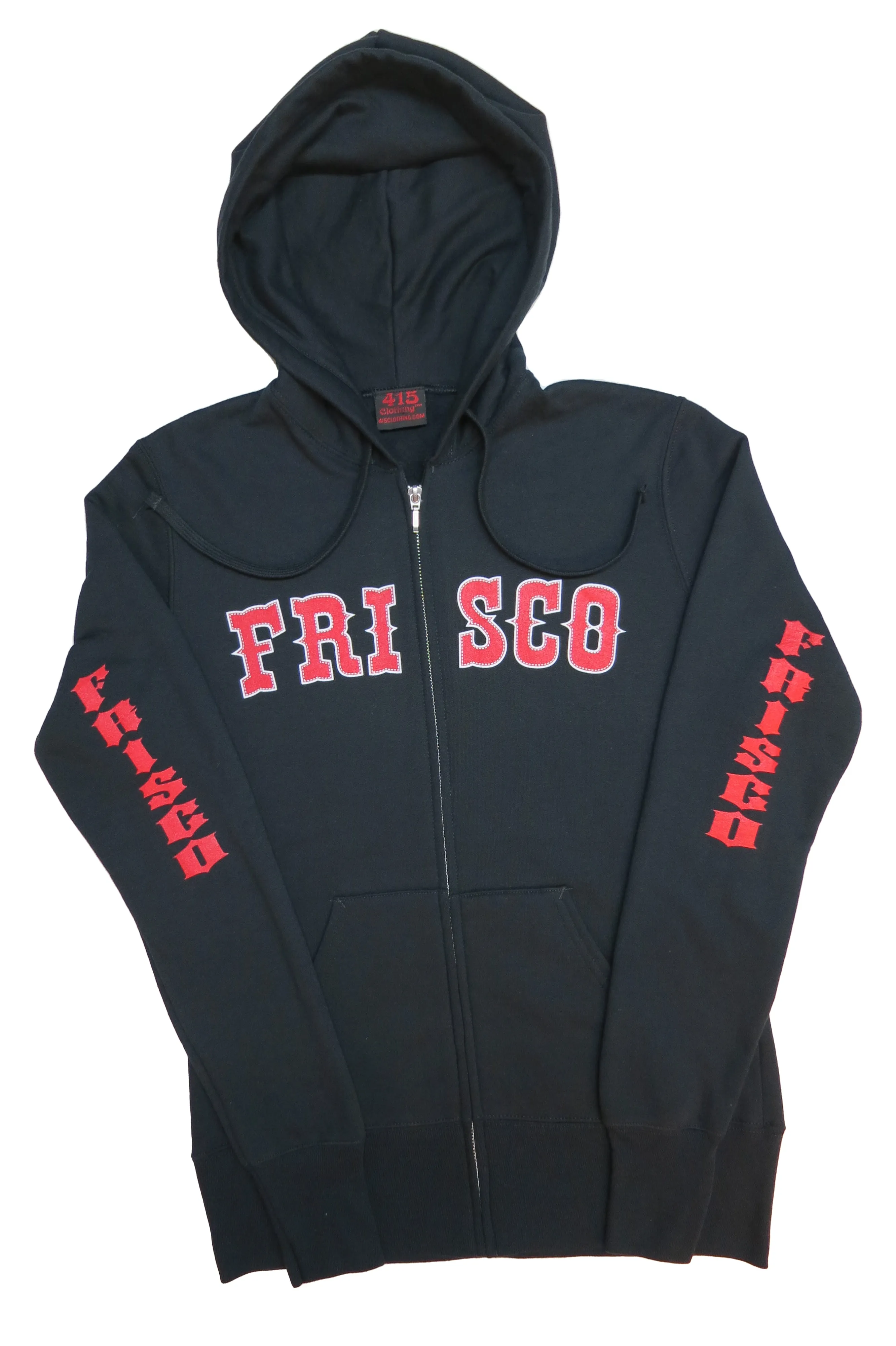 Frisco 415 Ladies Hooded Zipper Sweatshirt