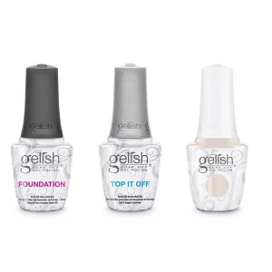 Gelish Combo - Base, Top & All American Beauty