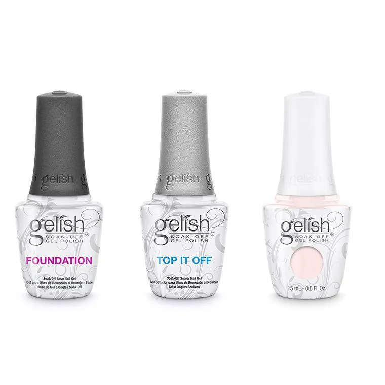 Gelish Combo - Base, Top & Curls & Pearls