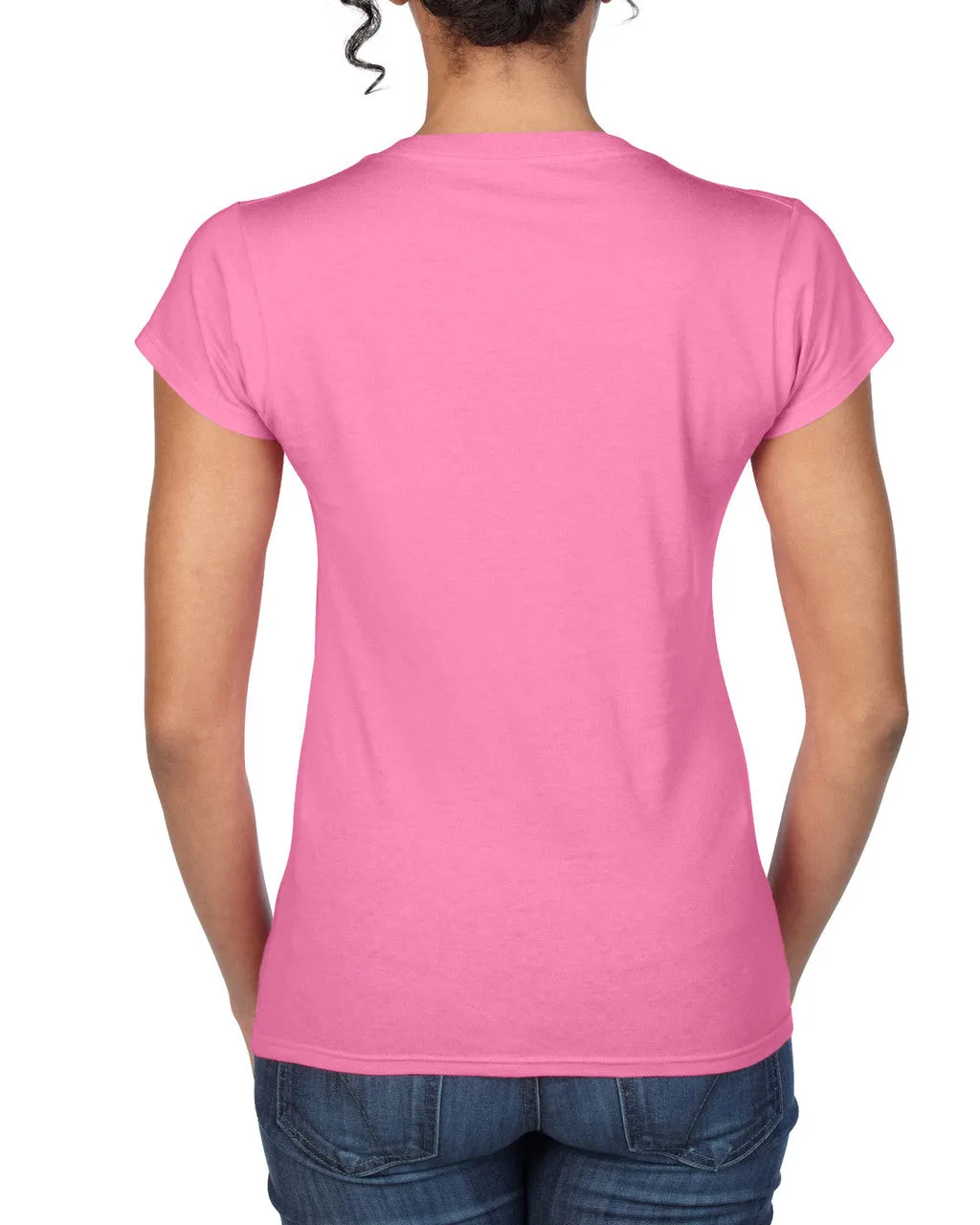 Gildan Soft Style Ladies V Neck T/S-(64V00L)