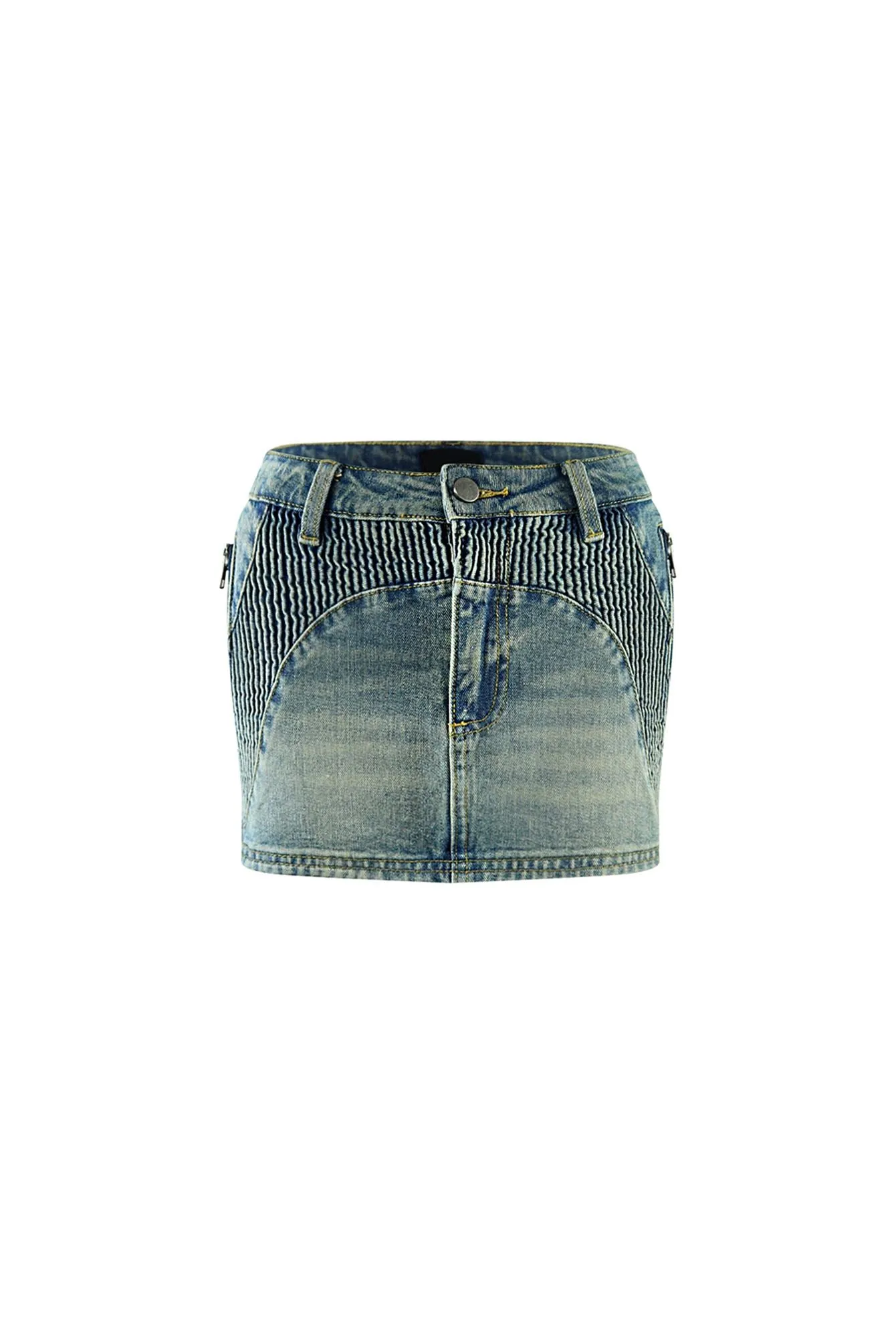 Hudson Vintage Washed Mini Skirt