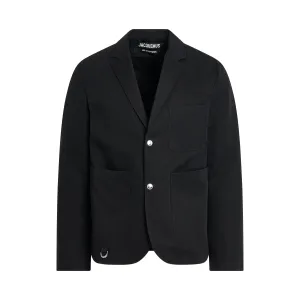 Jean Suit Jacket in Black