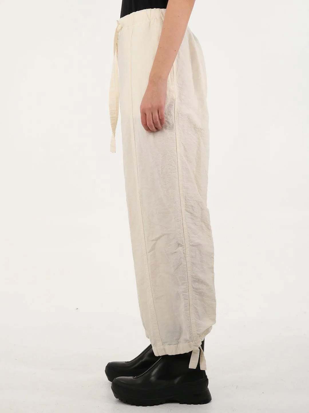 Jil Sander Trousers With Drawstring