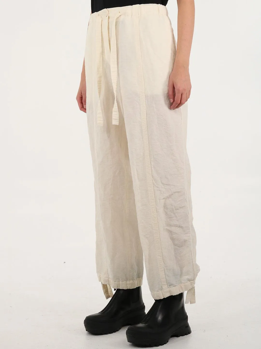 Jil Sander Trousers With Drawstring