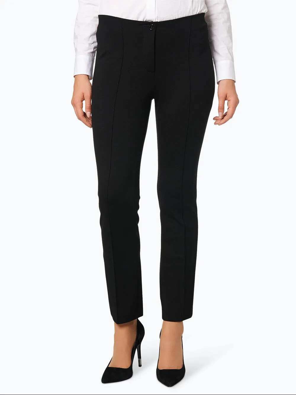 Marc Cain slim trousers, black