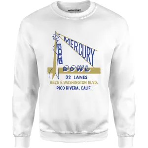 Mercury Bowl - Pico Rivera, CA - Vintage Bowling Alley - Unisex Sweatshirt