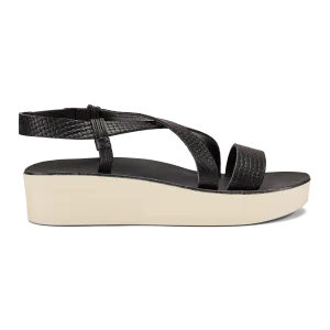 ‘Ōnohi Strappy - Black / White Sand