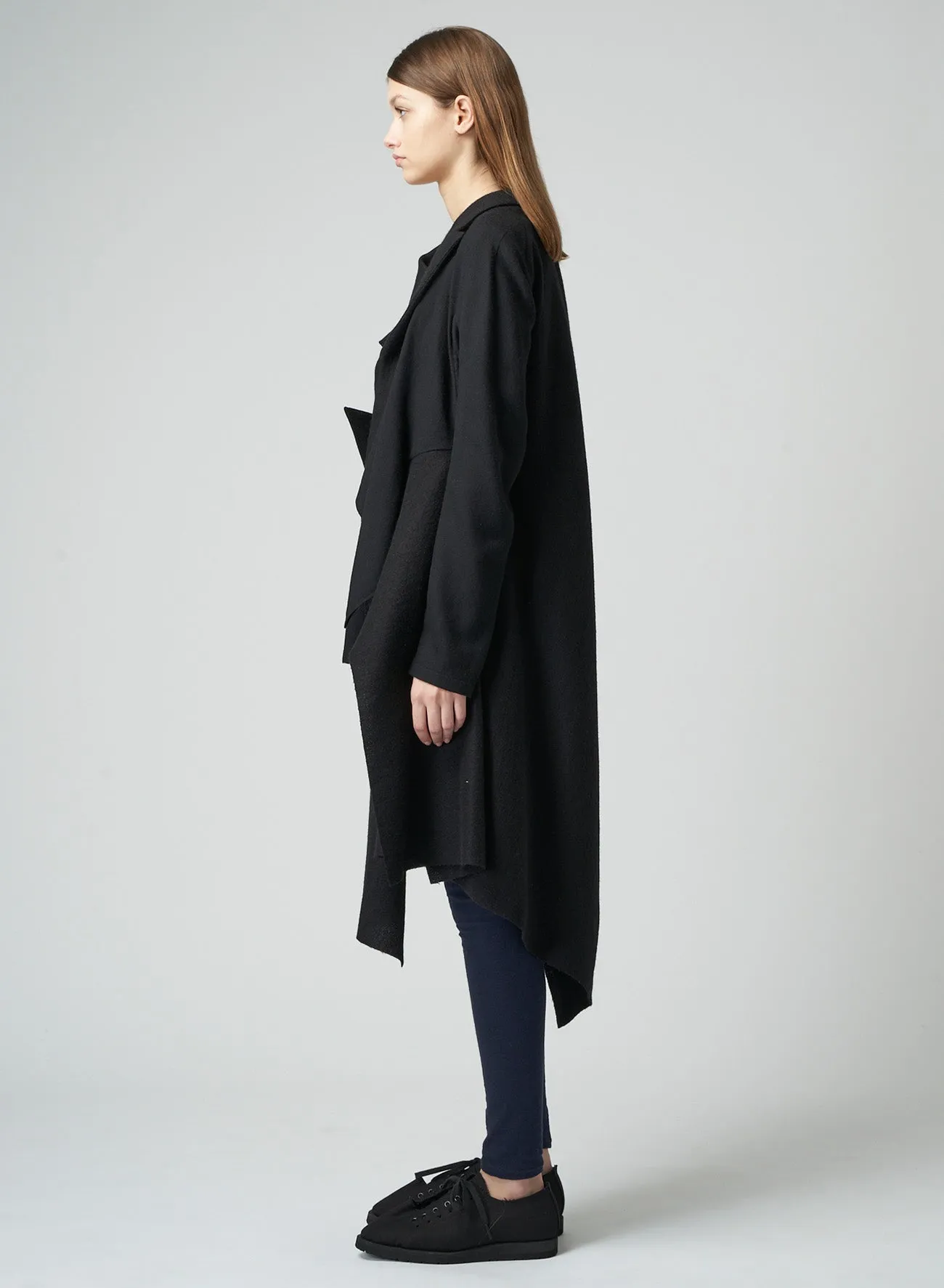 RIGHT-SIDE FLOWING JACKET