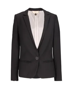 single-breasted blazer