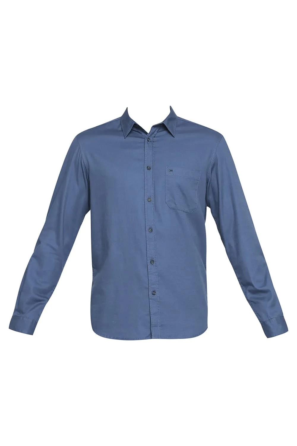 Slim Fit Cotton Broken Twill Shirt