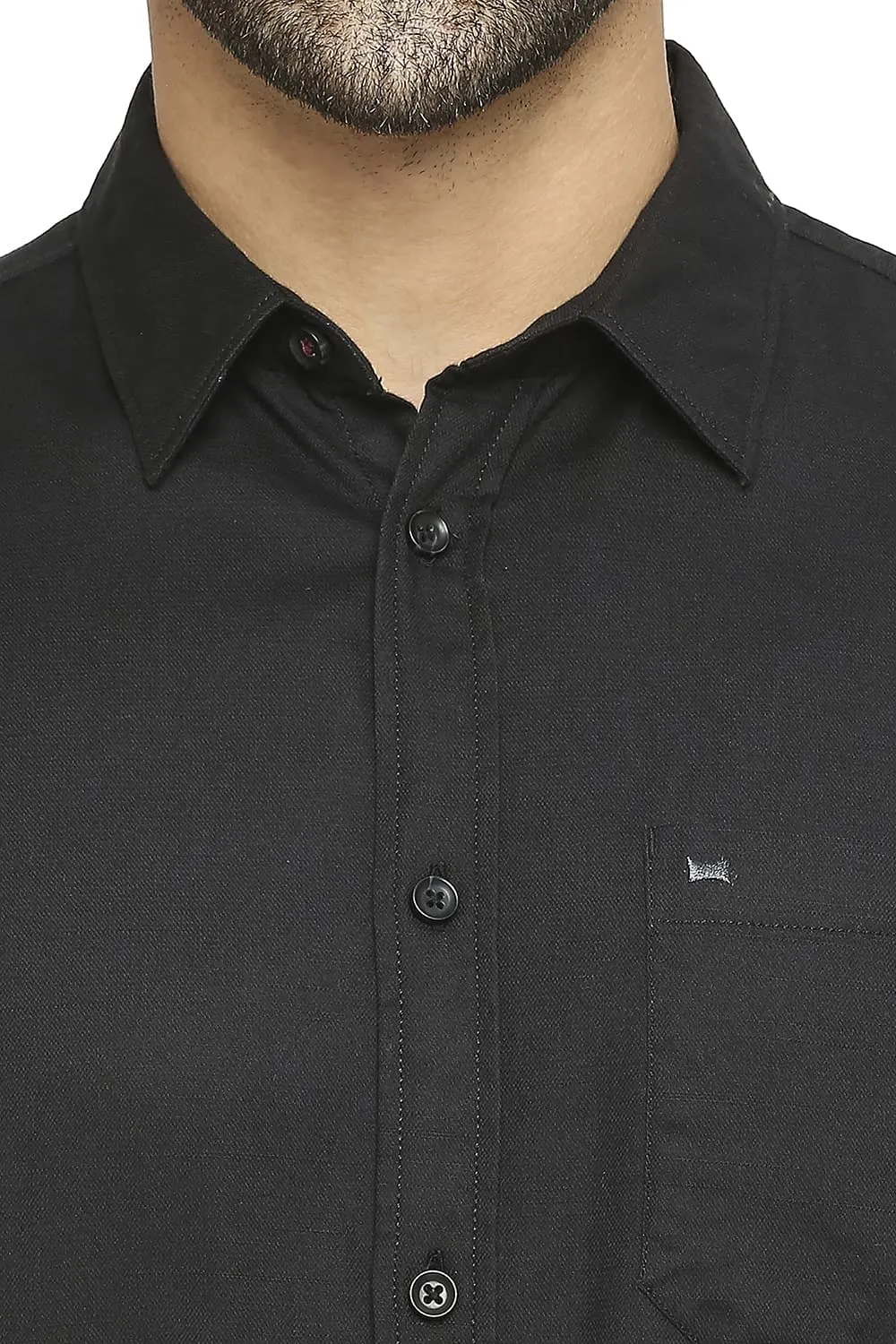 Slim Fit Cotton Broken Twill Shirt