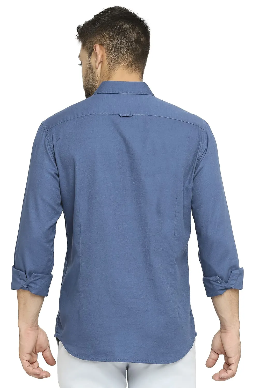 Slim Fit Cotton Broken Twill Shirt