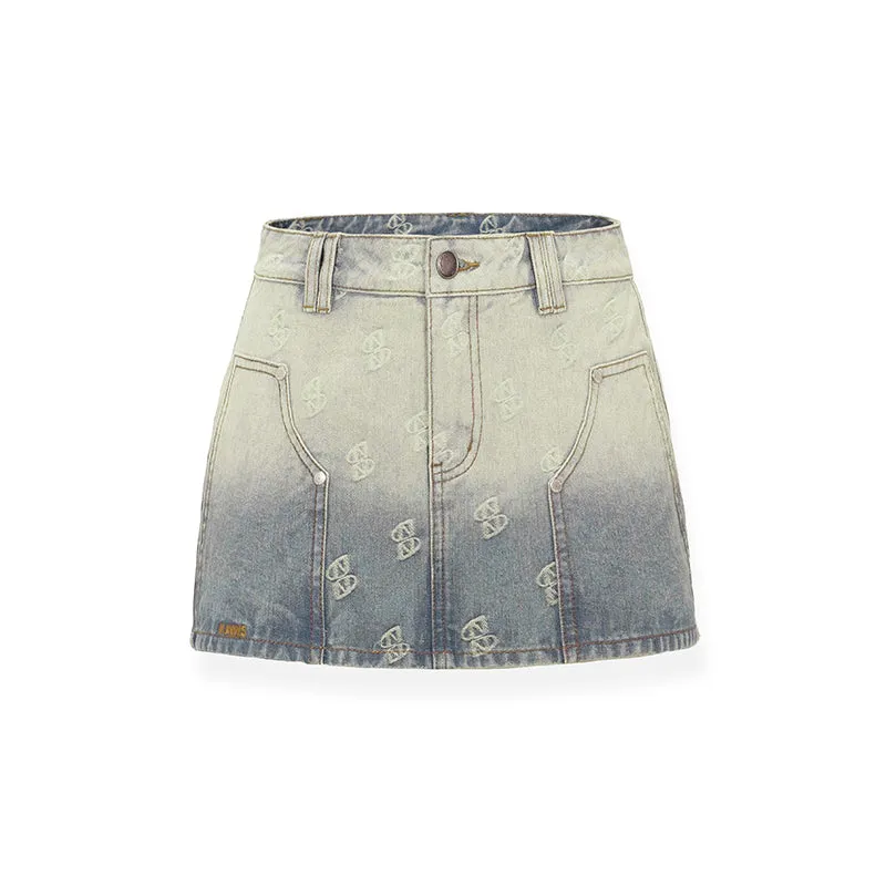 Starry Sky Denim Skirt