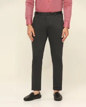 Super Slim Phoenix Formal Charcoal Textured Trouser - Logan