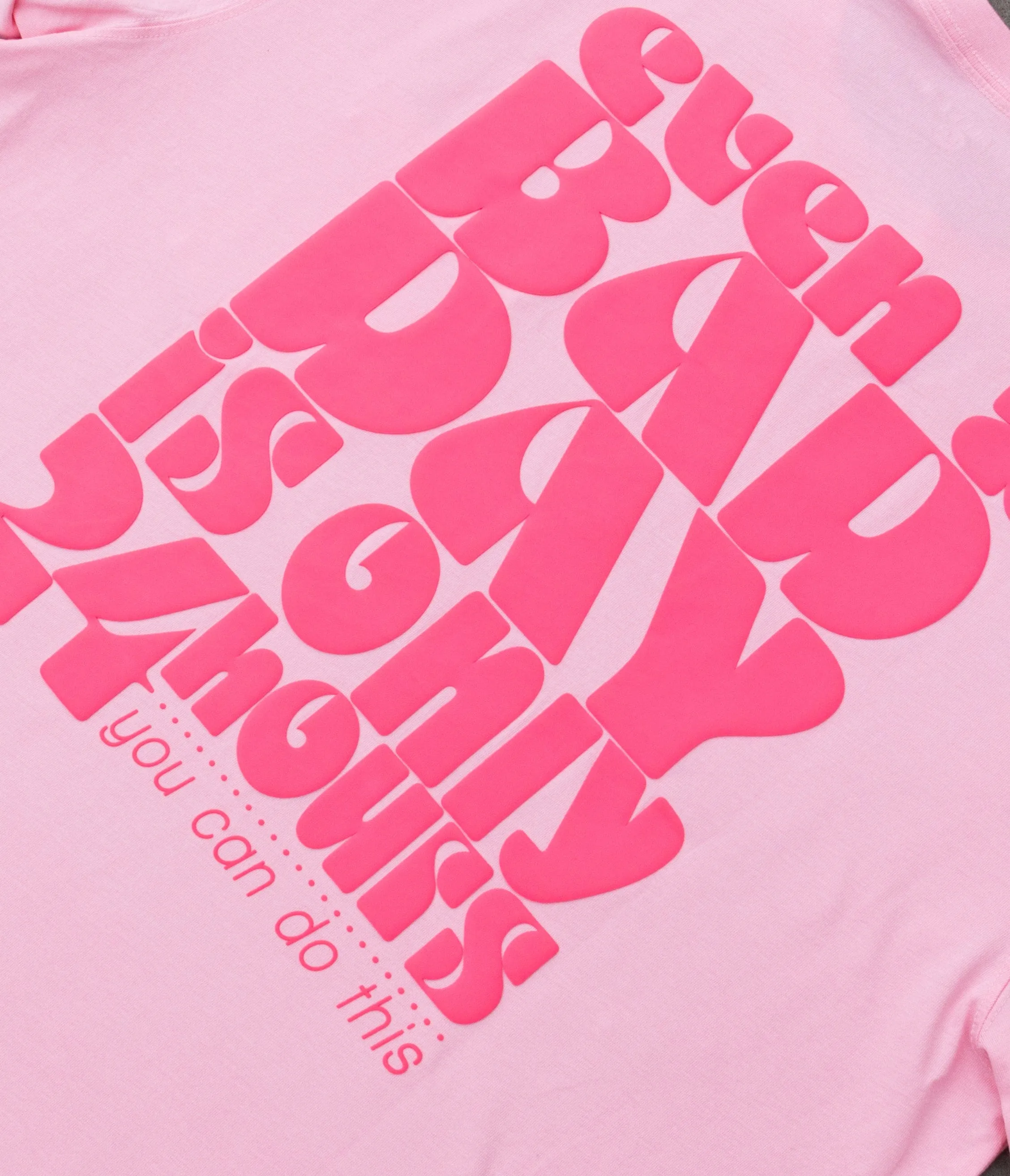 Think Positive Puff Print Tee SS - Sugar Rush