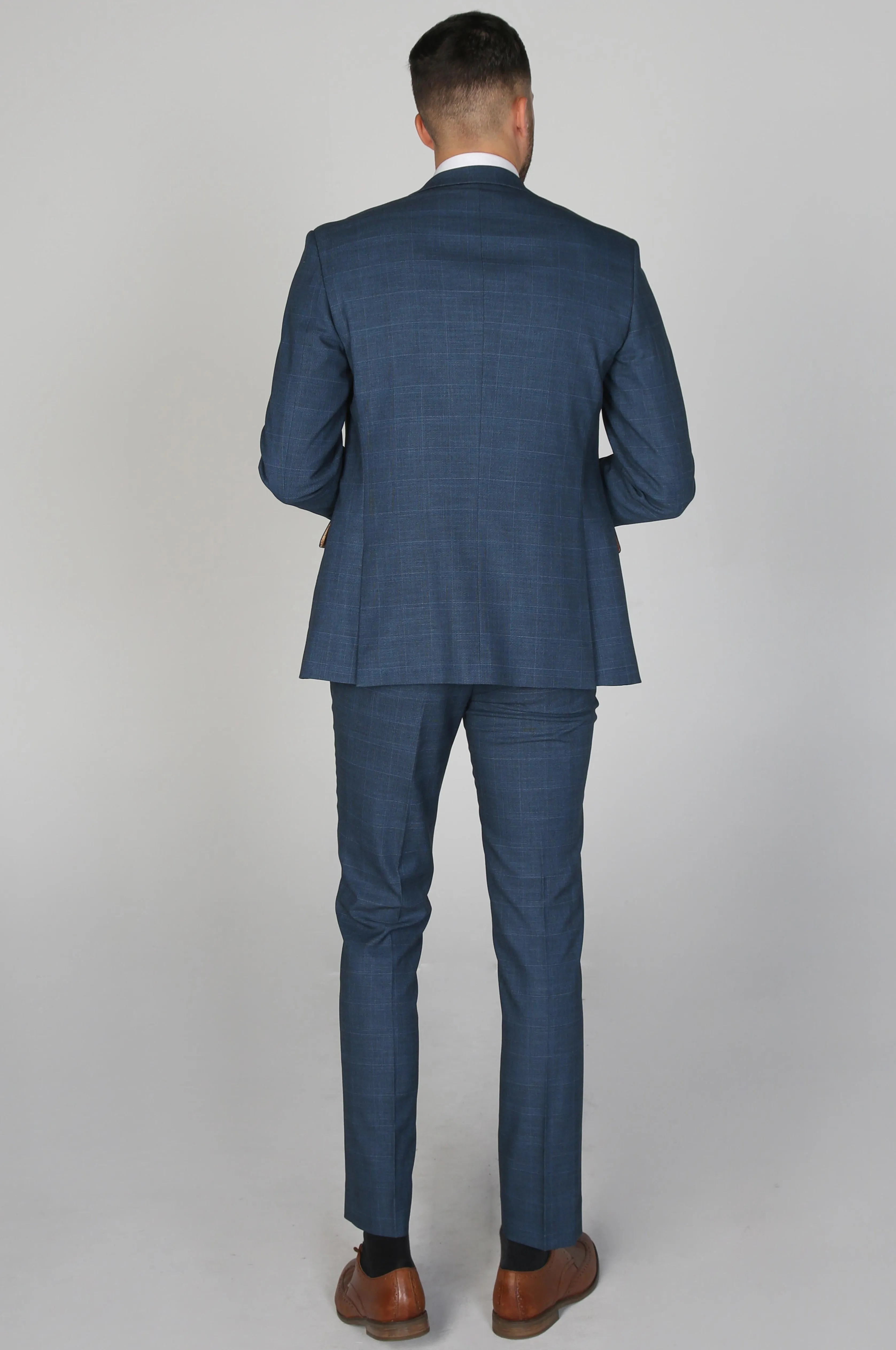 Viceroy - Men's Navy Check Blazer