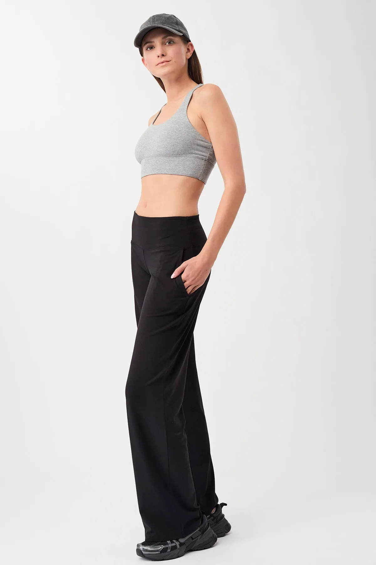 Wide Leg Pants (Black)