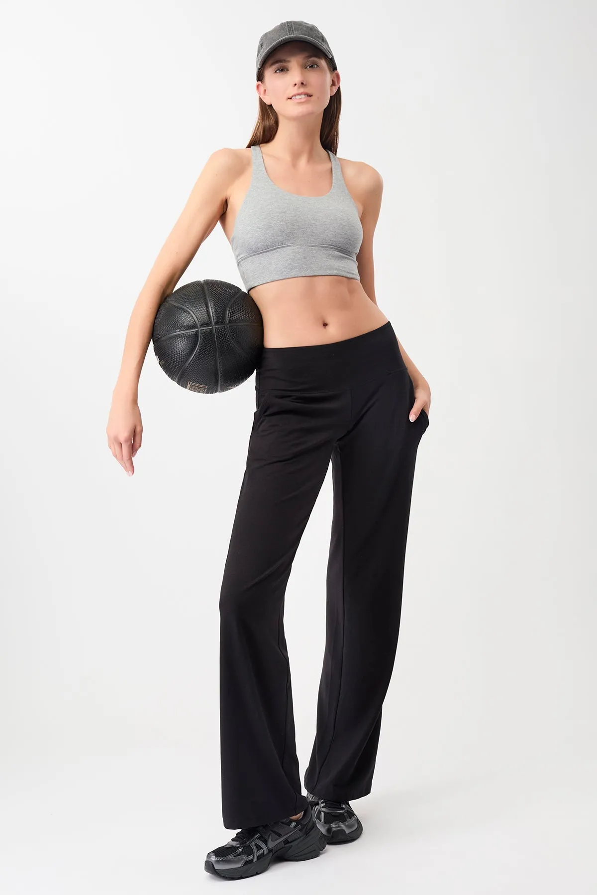 Wide Leg Pants (Black)