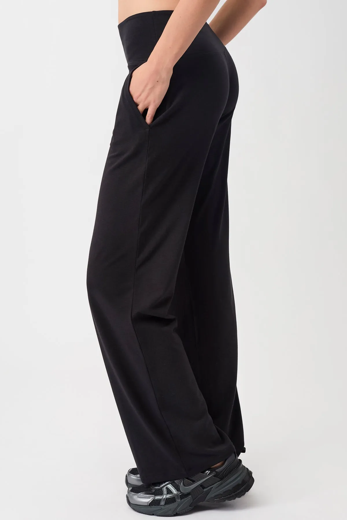 Wide Leg Pants (Black)