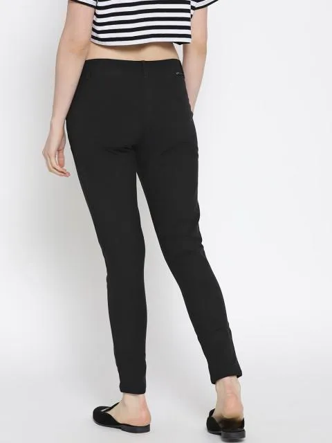 Women Solid Slim Fit Chinos